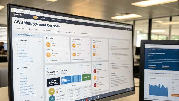 AWS Management Console dashboard screenshot for AWS training in Bangalore and AWS course in Bangalore offered by Eduleem School of Cloud and AI.